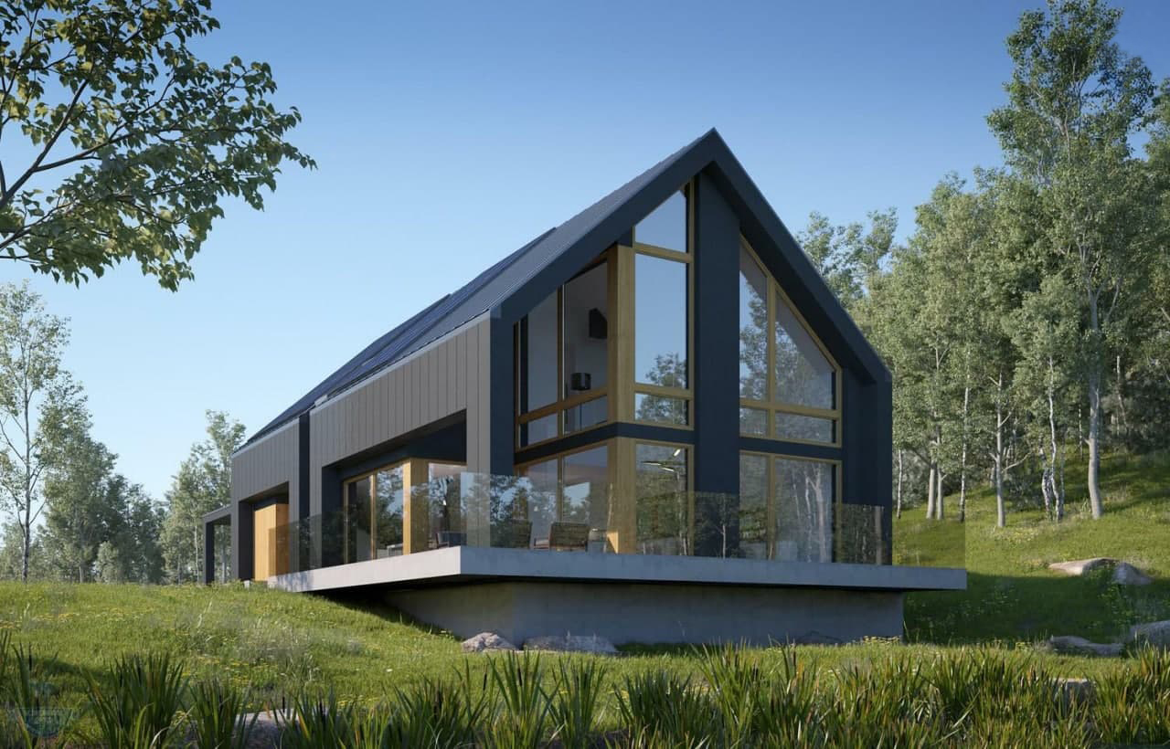 Каркасный дом VZ-857